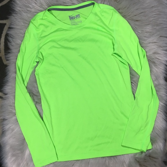 dri fit neon long sleeve shirts